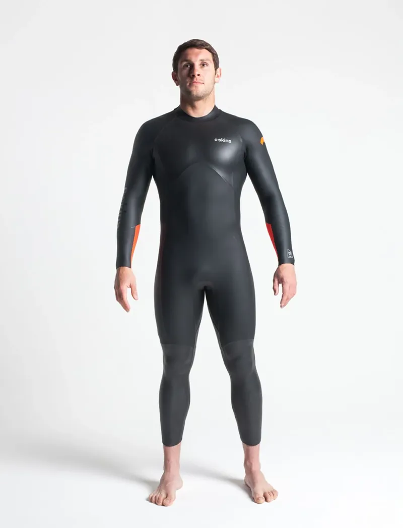 C-Skins Swim Research 4:3 Men's GBS Wetsuit Black/Orange